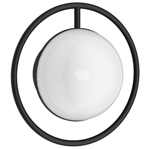 Crosswater Tranquil Wall Mounted Halo Light (Matt Black).