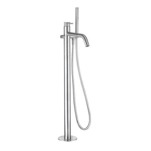 Crosswater 3ONE6 Floor Standing Bath Shower Mixer Tap (Stainless Steel).