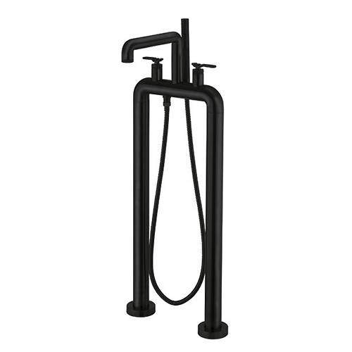 Crosswater UNION Free Standing BSM Tap With Lever Handles (Matt Black).