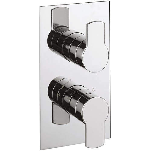 Crosswater Wisp Shower Valve With 2 Outlets & Diverter (Chrome).