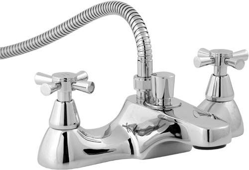 Deva Milan Bath Shower Mixer Tap With Shower Kit.