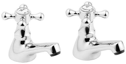 Deva Tudor Bath Taps (Pair, Chrome).