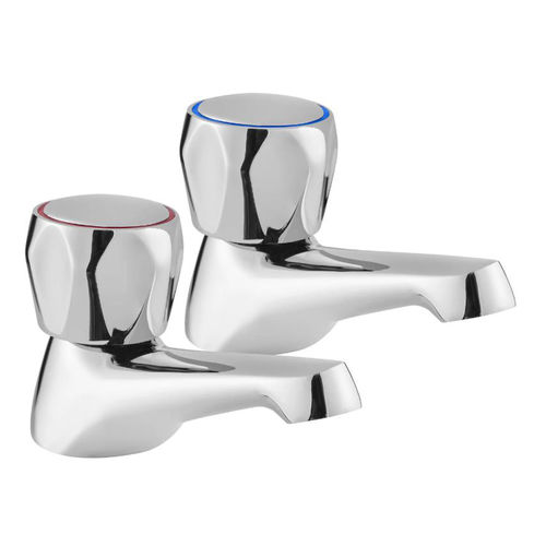 Deva Vitality Bath Taps (Pair, Chrome).