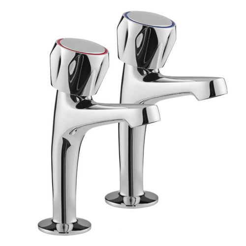 Deva Vitality Sink Kitchen Taps (Pair, Chrome).