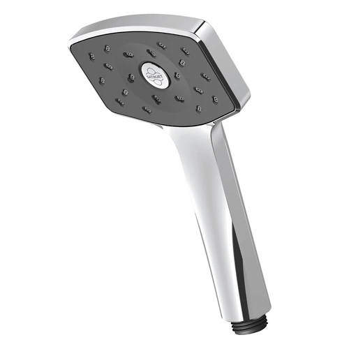 Methven Waipori Satinjet Shower Handset  (Chrome & Graphite).