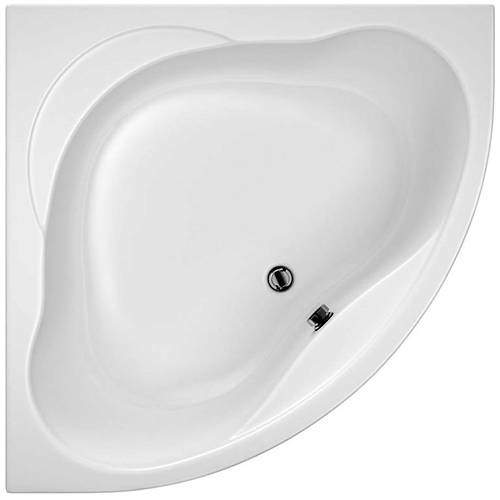 Hydrabath Laguna Corner Bath & Panel (1200x1200mm).