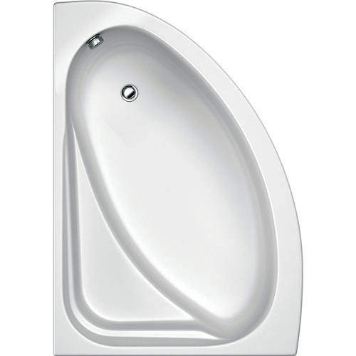 Hydrabath Orlando LH Corner Bath & Panel, 1500x1040mm.