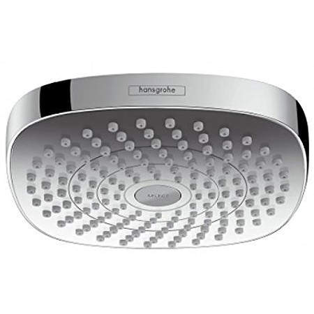 Hansgrohe Croma Select E 180 2 Jet Eco Shower Head (180x180, Chrome).