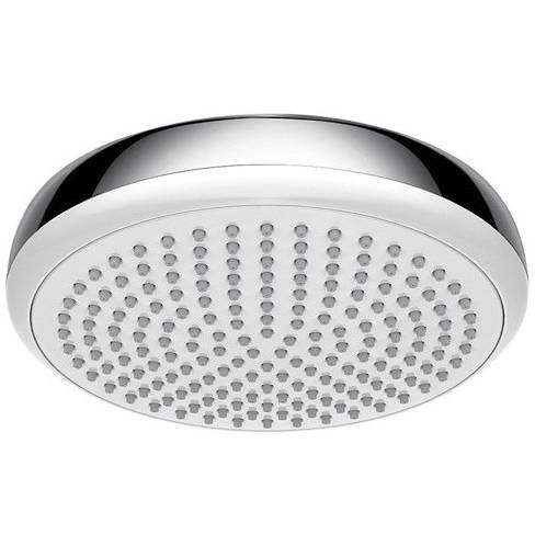 Hansgrohe Crometta 180 1 Jet Shower Head (180mm, White & Chrome).