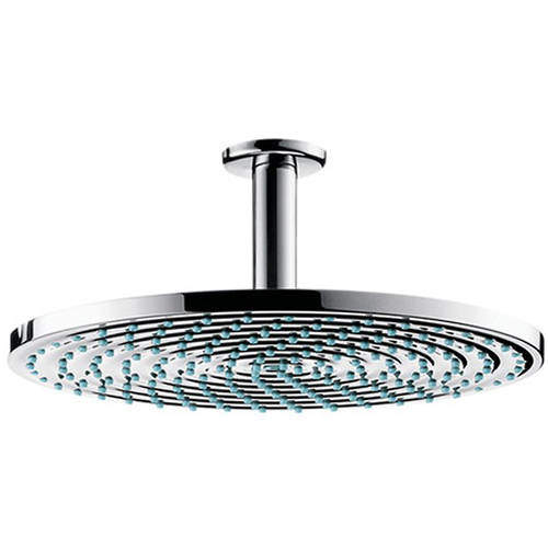 Hansgrohe Raindance S 300 Air 1 Jet Shower Head & Arm (300mm, EcoSmart).