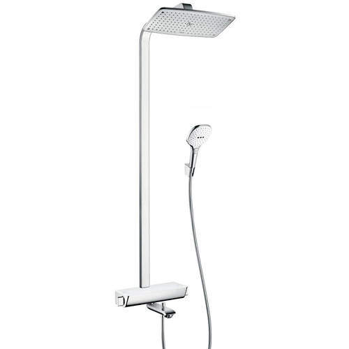 Hansgrohe Raindance Select E 360 Shower & Bath Pack (White & Chrome).