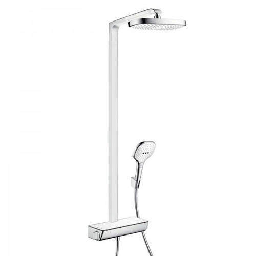 Hansgrohe Raindance Select E 300 Eco Shower Pack (White & Chrome).