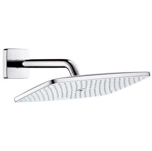 Hansgrohe Raindance E 360 1 Jet Shower Head & Arm (360x190mm, Chrome).