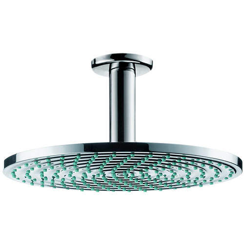 Hansgrohe Raindance S 240 1 Jet Shower Head & Ceiling Arm (240mm).