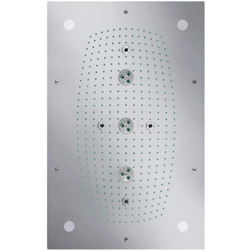 Hansgrohe Raindance Rainmaker 3 Jet Shower Head & LEDs (680x460mm).