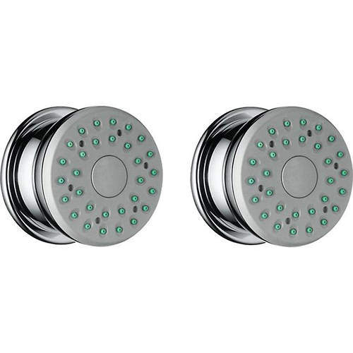 Hansgrohe 2 x Bodyvette Body Jets (Chrome).