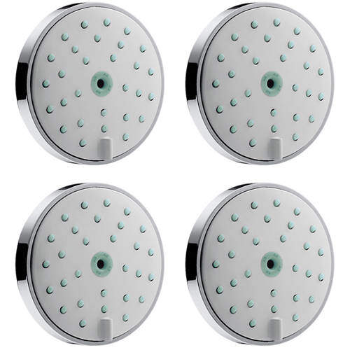 4 x Body Jets - Air 100 Body Shower (Chrome & Grey). Hansgrohe HG-28477000-X4
