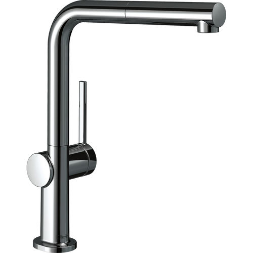 Hansgrohe Talis M54 Kitchen Tap With Pull Out Spray & sBox (Chrome).