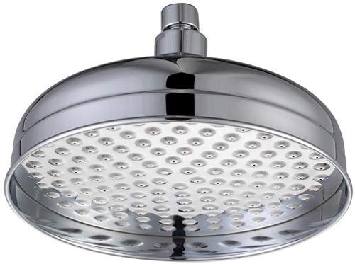 Hydra Showers Traditional Shower Head & Swivel Knuckle (200mm).