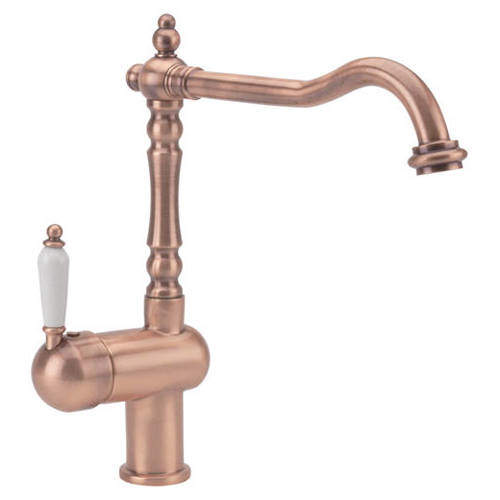 Hydra Oxford Kitchen Tap With Single Lever Control (Copper).