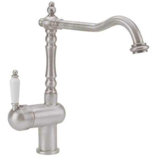 Hydra Oxford Kitchen Tap With Single Lever Control (Stainless Steel).