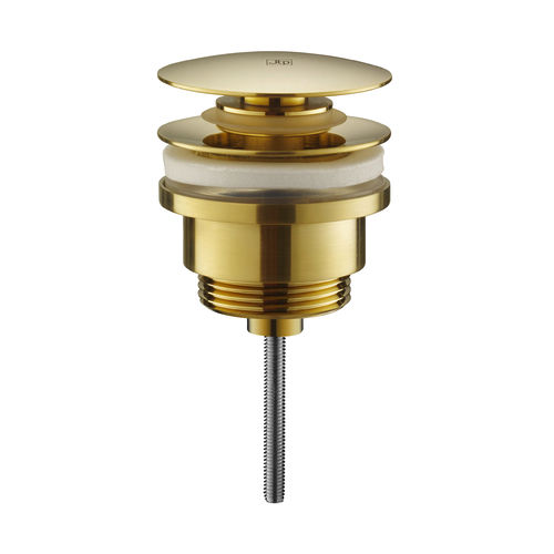 JTP Vos Click Clack Basin Waste (Universal, Brushed Brass)