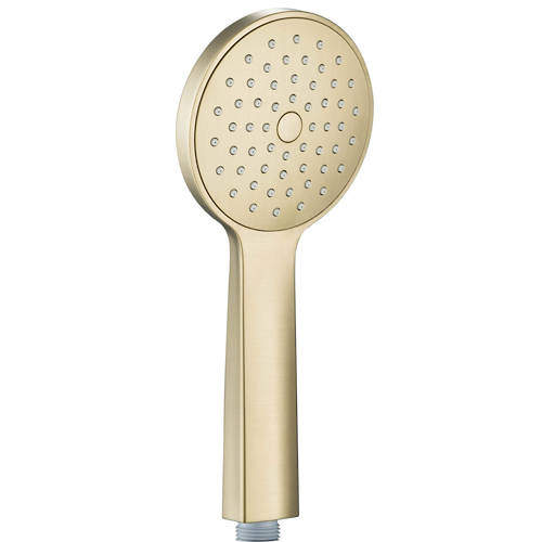 JTP Vos Round Shower Handset (Brushed Brass).