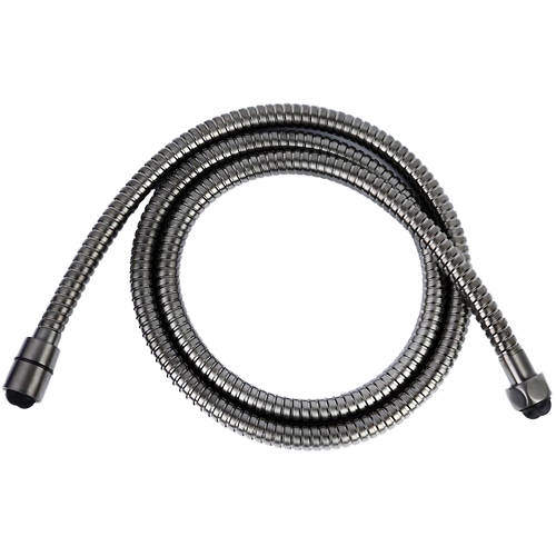 JTP Vos Shower Hose (1.5m, Brushed Black).