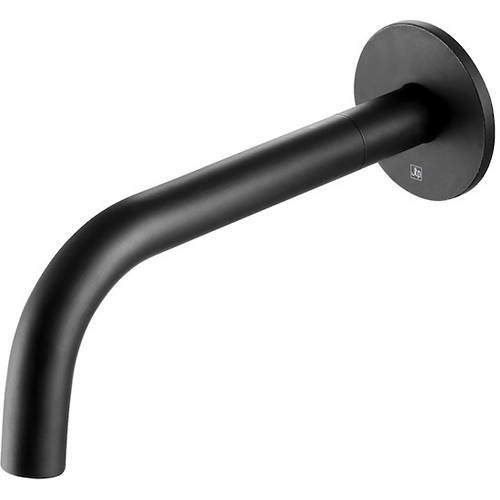 JTP Vos Wall Mounted Bath / Basin Spout (250mm, Matt Black).