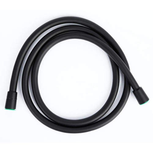 JTP Vos PVC Shower Hose (1.5m, Matt Black).