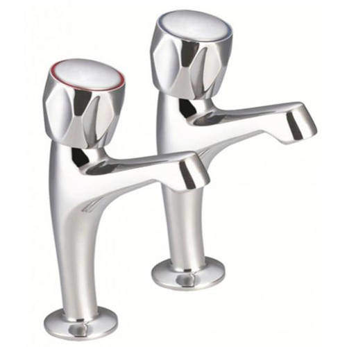 JTP Kitchen Astra Pair Of Kitchen Taps (Chrome).