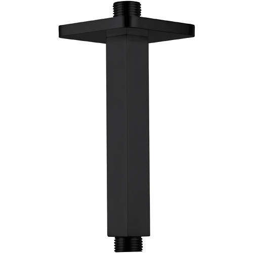 JTP Hix Ceiling Mounting Shower Arm (Matt Black).