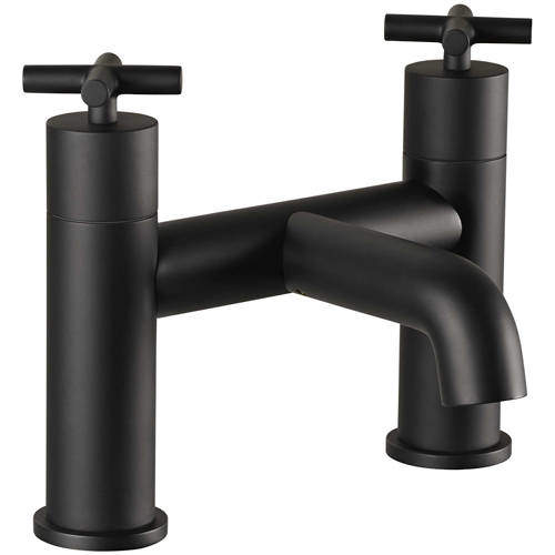 JTP Solex Bath Filler Tap (Matt Black).