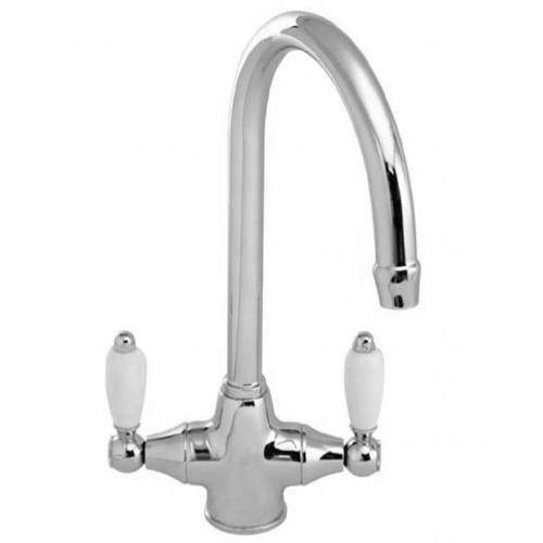 JTP Kitchen Chelsea Kitchen Tap With Lever Handles (Chrome).