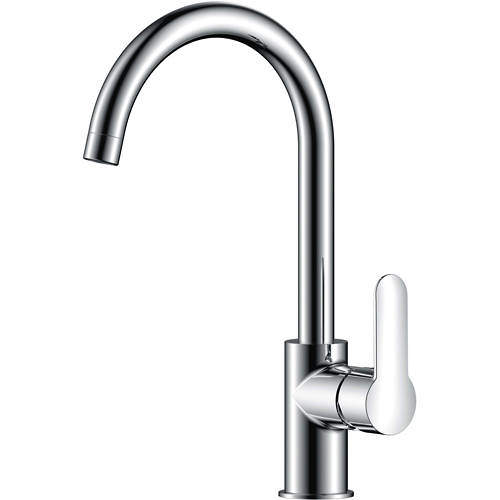 JTP Kitchen Essence Kitchen Tap With Swivel Spout (Chrome).