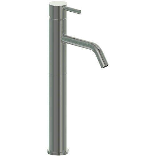 JTP Inox Tall Basin Mixer Tap (Stainless Steel).