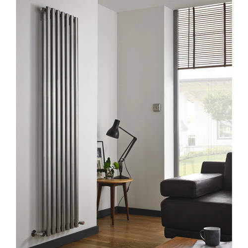 Kartell K-RAD Aspen Radiator 250W x 1800H mm (Double, Stainless Steel).