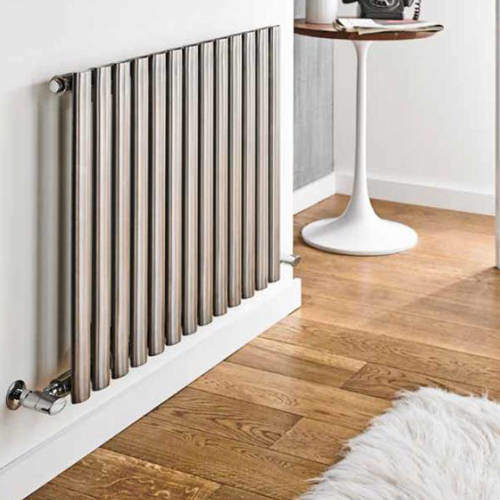 Kartell K-RAD Aspen Radiator 1000W x 600H mm (Single, Stainless Steel).