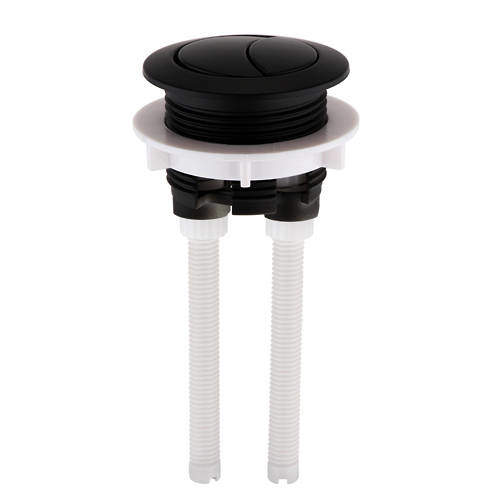 Kartell Nero Cistern Push Button (38mm Hole, Matt Black).