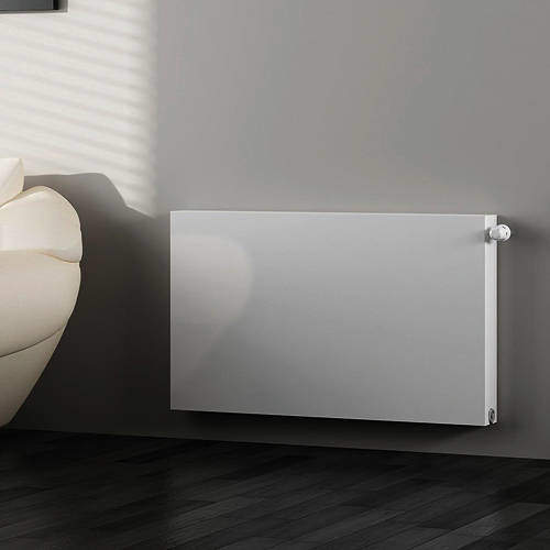 Kartell K-RAD Kompact Horizontal Radiator 600x400mm (DC, White).