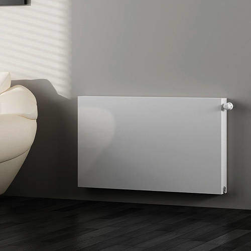 Kartell K-RAD Kompact Horizontal Radiator 1200x400mm (DC, White).