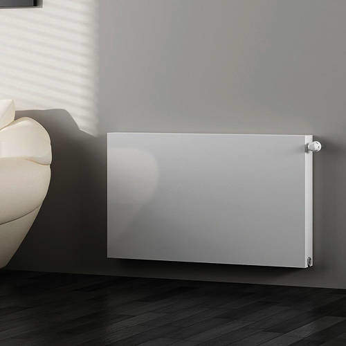 Kartell K-RAD Kompact Horizontal Radiator 1600x400mm (DC, White).