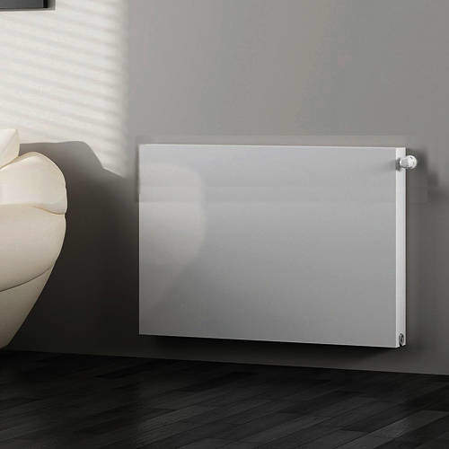 Kartell K-RAD Kompact Horizontal Radiator 800x600mm (DC, White).