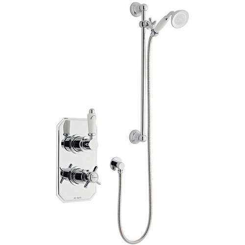 Kartell Klassique Shower Valve With Slide Rail Kit (Option 1).