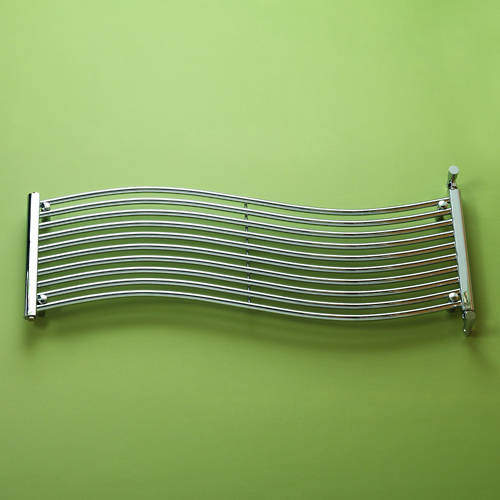 Kartell K-RAD Miami Heated Towel Rail 1400W x 450H mm (Chrome).