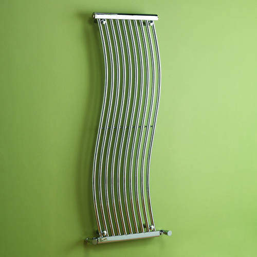 Kartell K-RAD Miami Heated Towel Rail 450W x 1400H mm (Chrome).