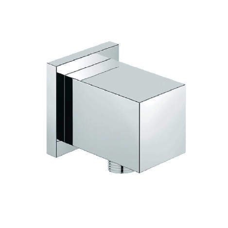Kartell Shower Accessories Square Outlet Elbow (Chrome).