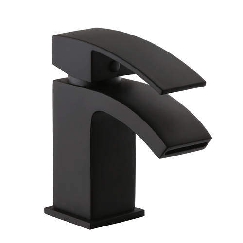 Kartell Nero Basin Mixer Tap (Matt Black).