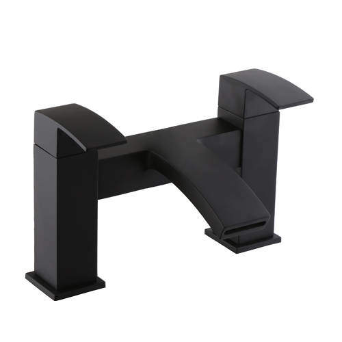 Kartell Nero Bath Filler Tap (Matt Black).