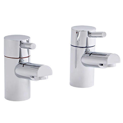 Kartell Plan Pair Of Bath Taps (Chrome).